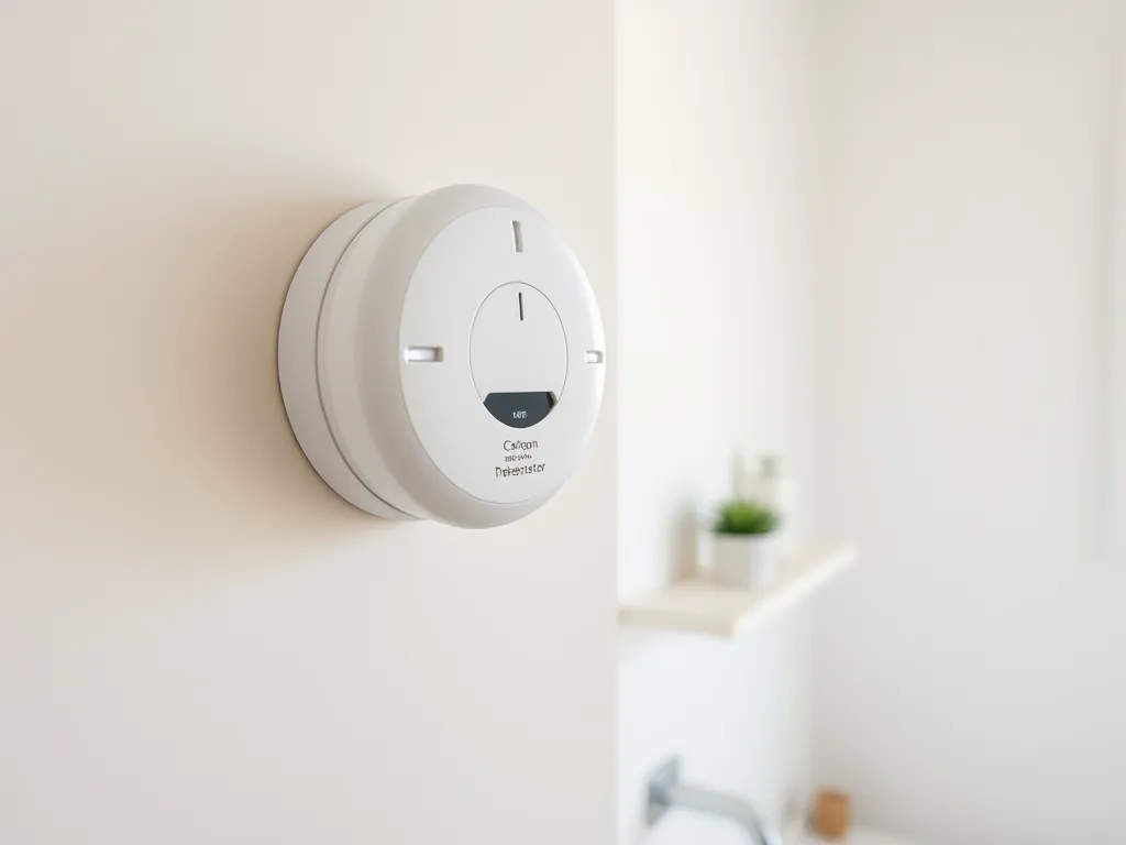 Gdzie zamontować czujnik czadu w małej łazience?