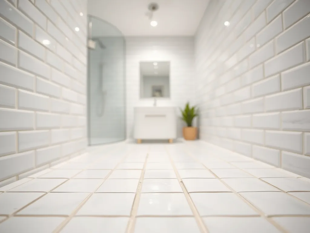 Jaka fuga do białych płytek w łazience?