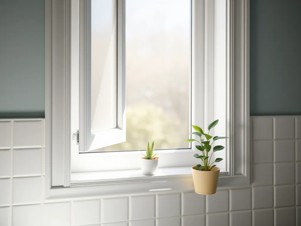 Czym zasłonić okno w łazience?