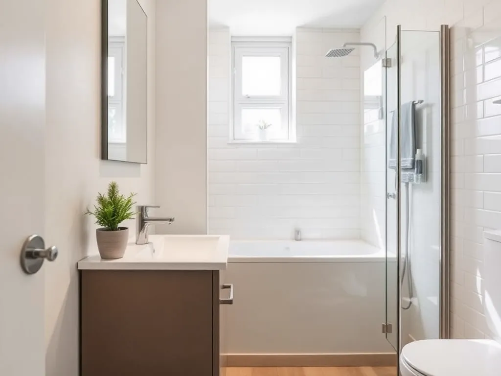 Mała łazienka w bloku 150x150 – jak urządzić?